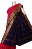 Classic Contrast Pure Mysore Crepe Silk Saree